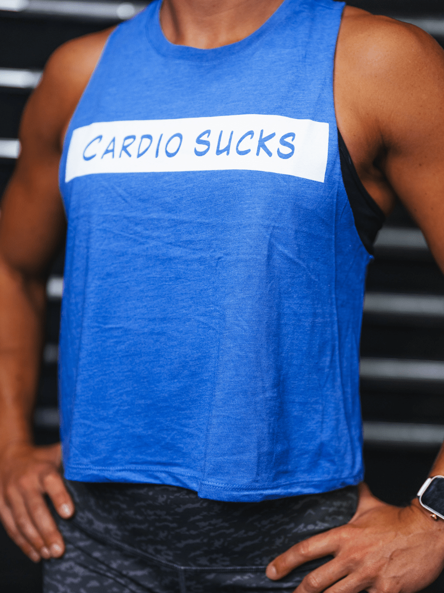 Cardio Sucks Crop Tank - 2POOD