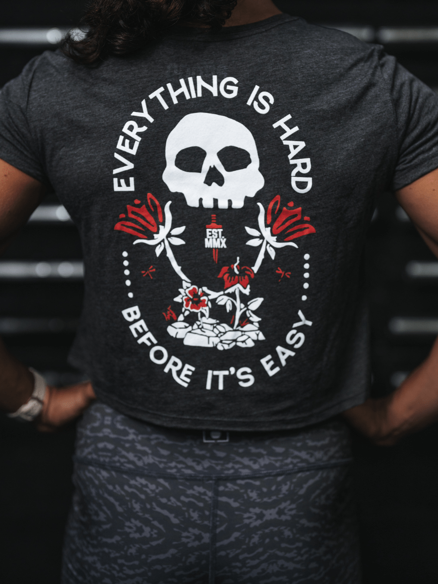 Everything Is Hard Crop Top - 2POOD
