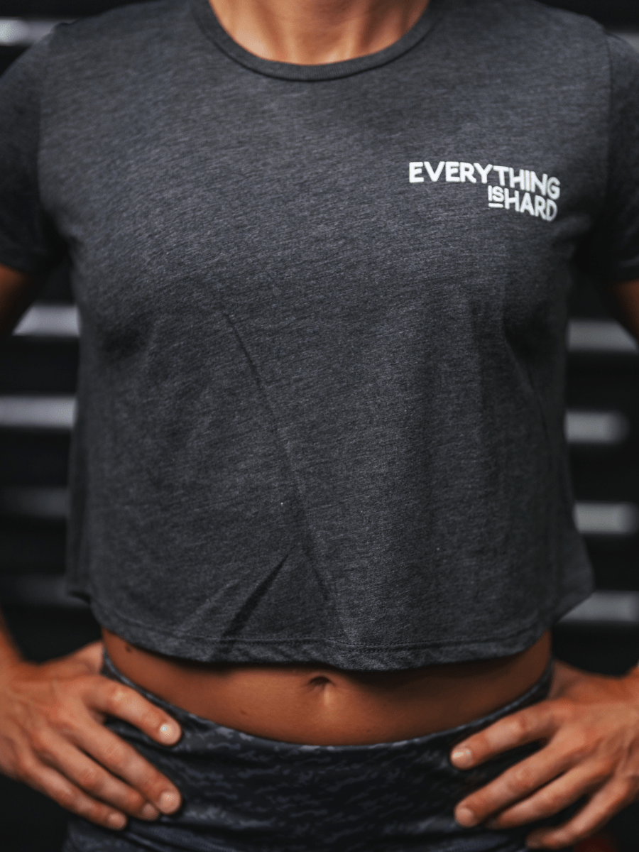 Everything Is Hard Crop Top - 2POOD