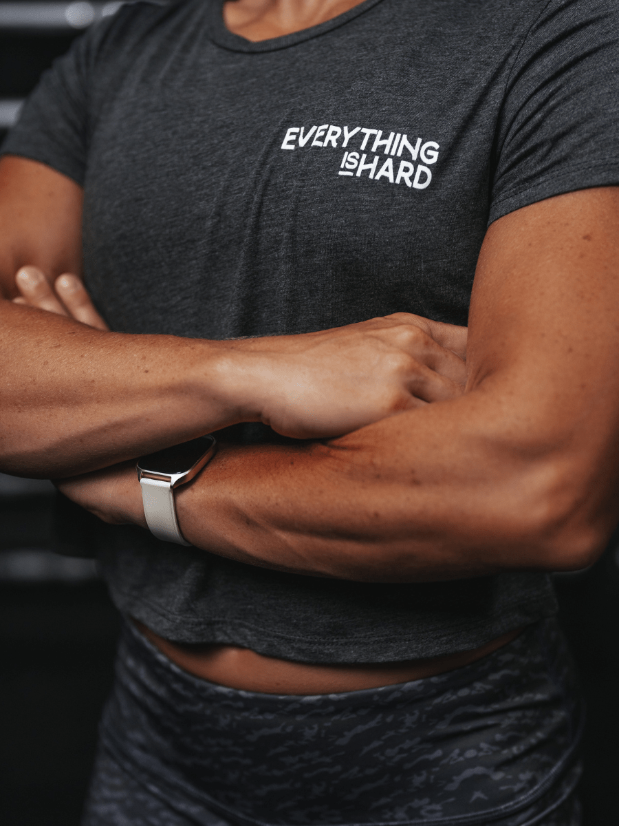 Everything Is Hard Crop Top - 2POOD