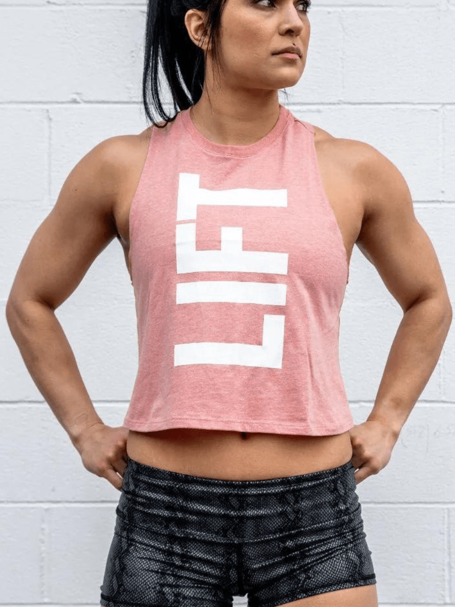 LIFT Collection Heathered Peach Muscle Tank - 2POOD