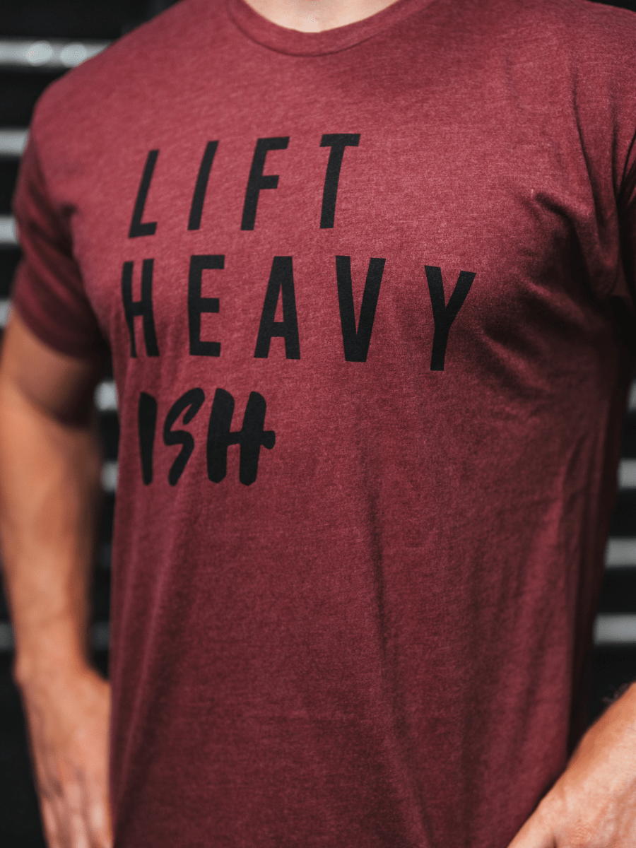 Maroon Lift Heavy Ish T-Shirt - 2POOD