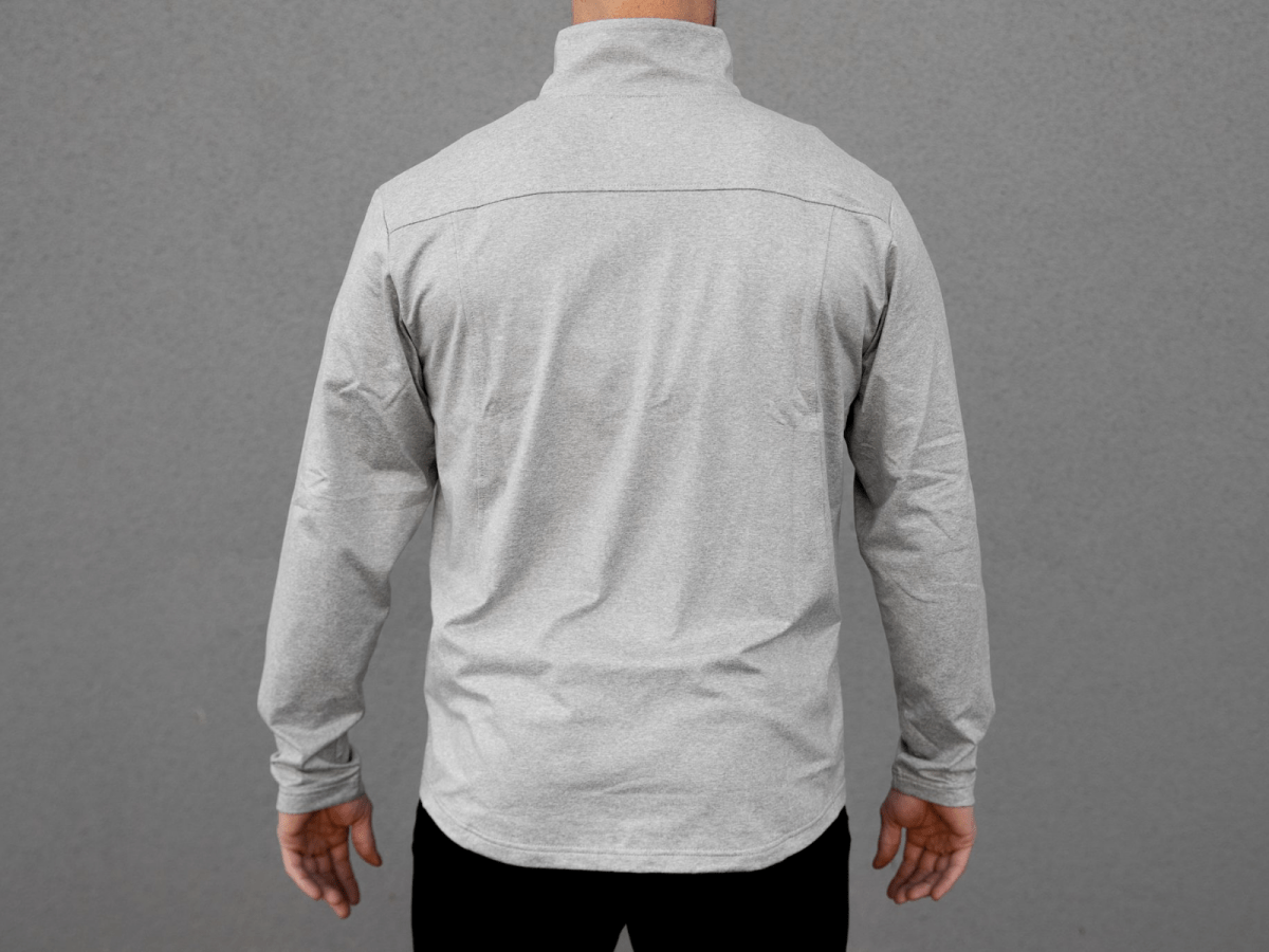 Steel White Performance Half Zip - 2POOD