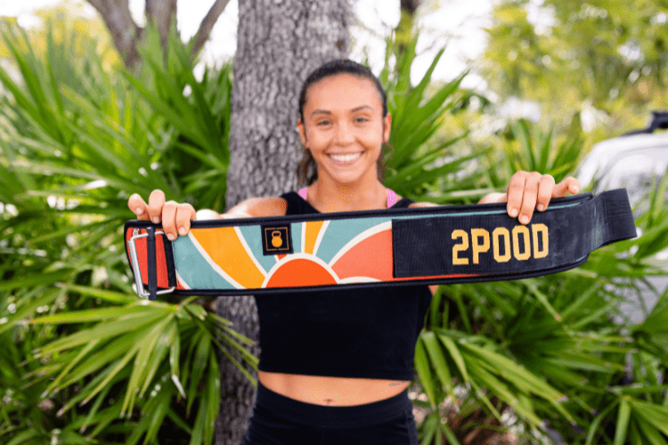 Sunshine by Fee Saghafi 4" Weightlifting Belt - 2POOD