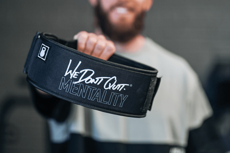 We Don't Quit by Craig Richey Straight Weightlifting Belt PRE-ORDER - 2POOD