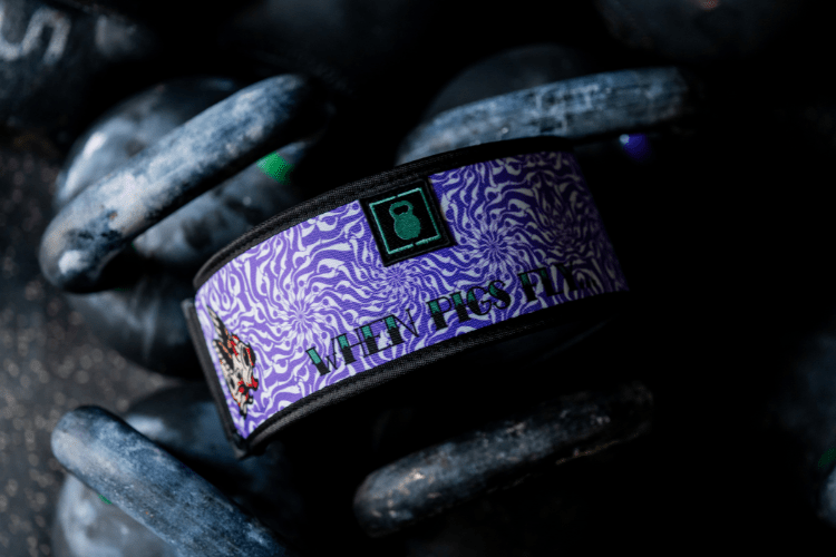 When Pigs Fly by Danielle Brandon 4" Weightlifting Belt - 2POOD