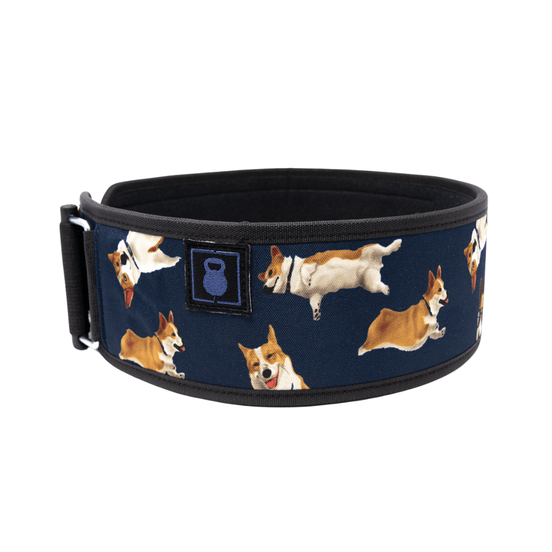 Winston the Corgi 2.0 4" Weightlifting Belt - 2POOD
