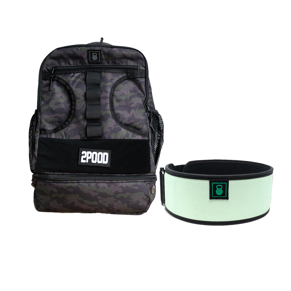 4" Pistachio Belt & Backpack 3.0 Bundle