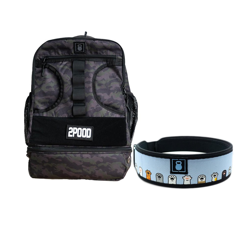 3" I'm Feline Good Belt & Backpack 3.0 Bundle