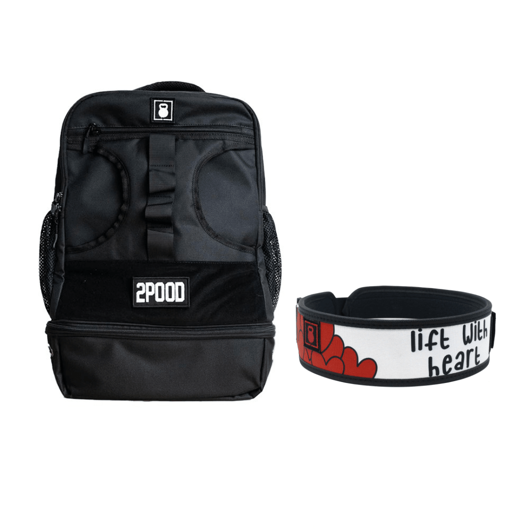 3" Lift With Heart Belt & Backpack 3.0 Bundle