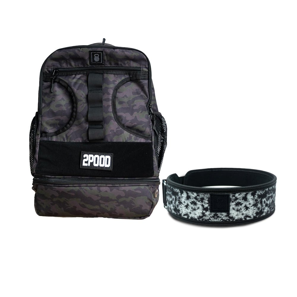 3" Midnight Tie dye Belt & Backpack 3.0 Bundle - 2POOD