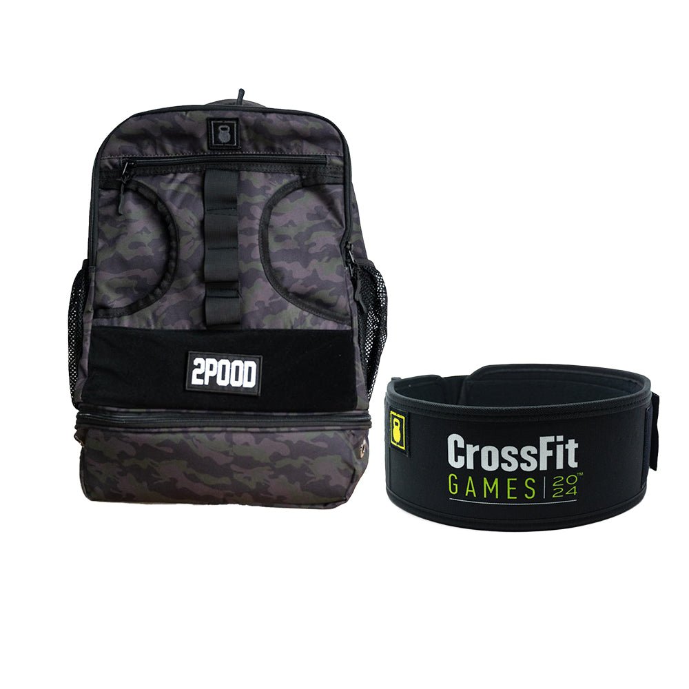 4" Black CrossFit Games Belt & Backpack 3.0 Bundle