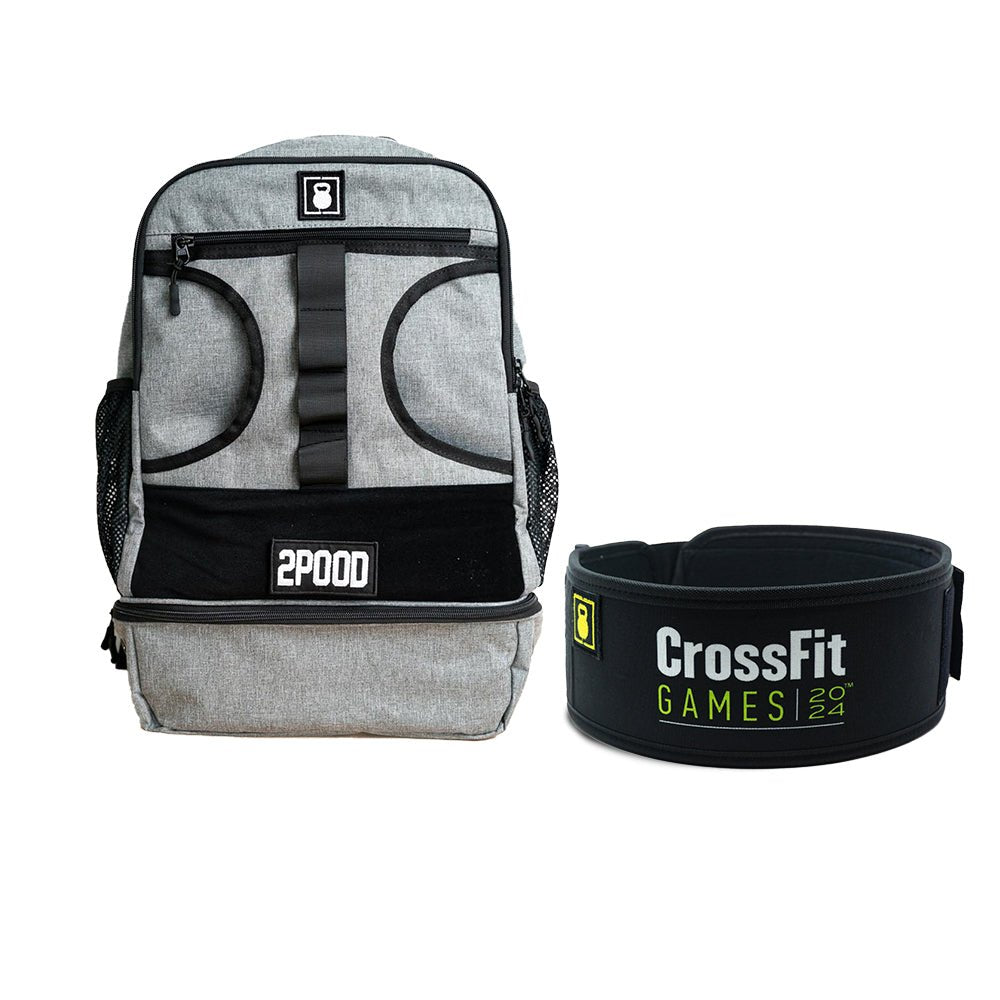 4" Black CrossFit Games Belt & Backpack 3.0 Bundle