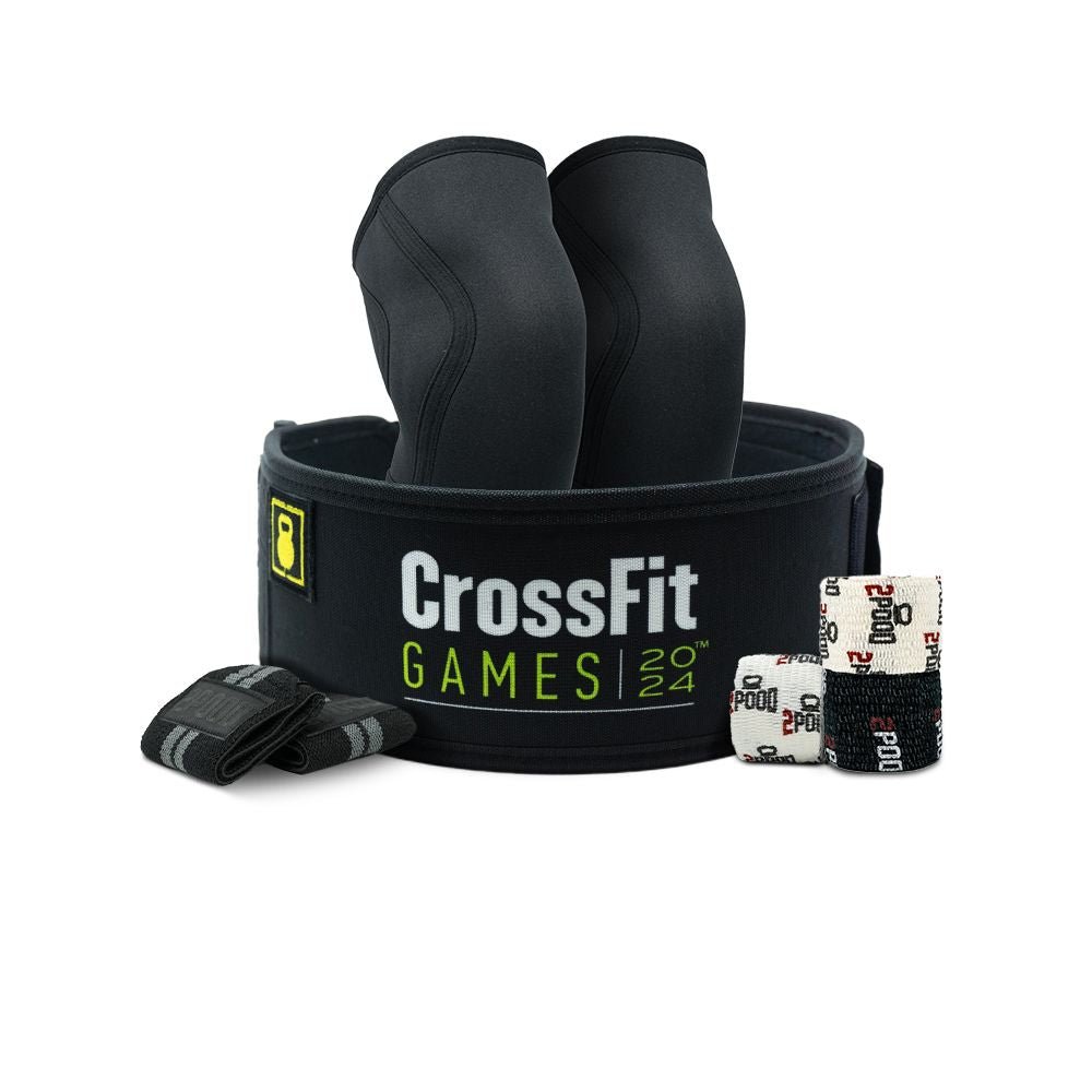 4" Black CrossFit Games Lifting Bundle