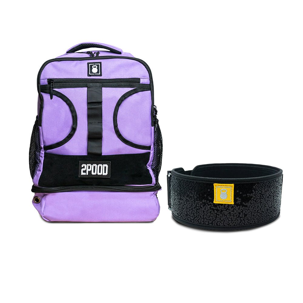 4" Black Magic (sparkle) Belt & Backpack 3.0 Bundle - 2POOD