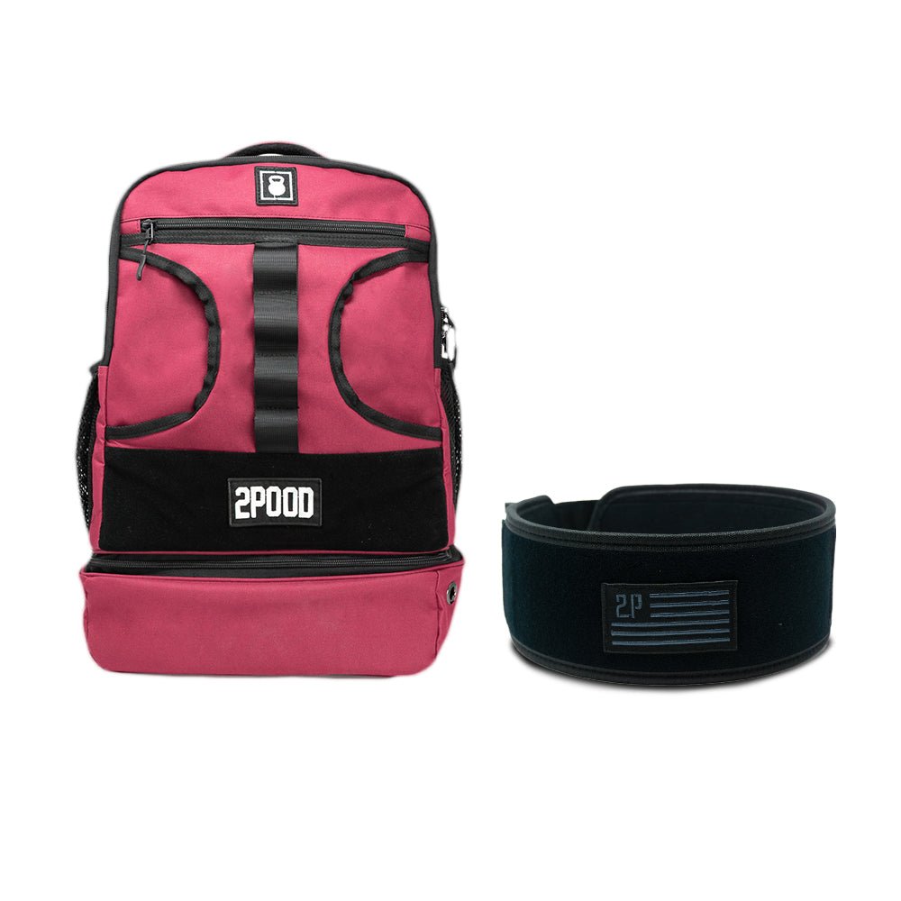 4" Black Velcro Belt & Backpack 3.0 Bundle