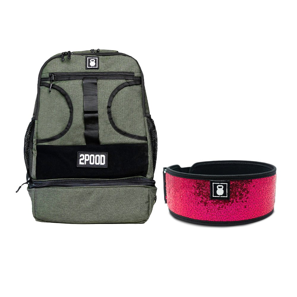 4" Bombshell (sparkle) Belt & Backpack 3.0 Bundle