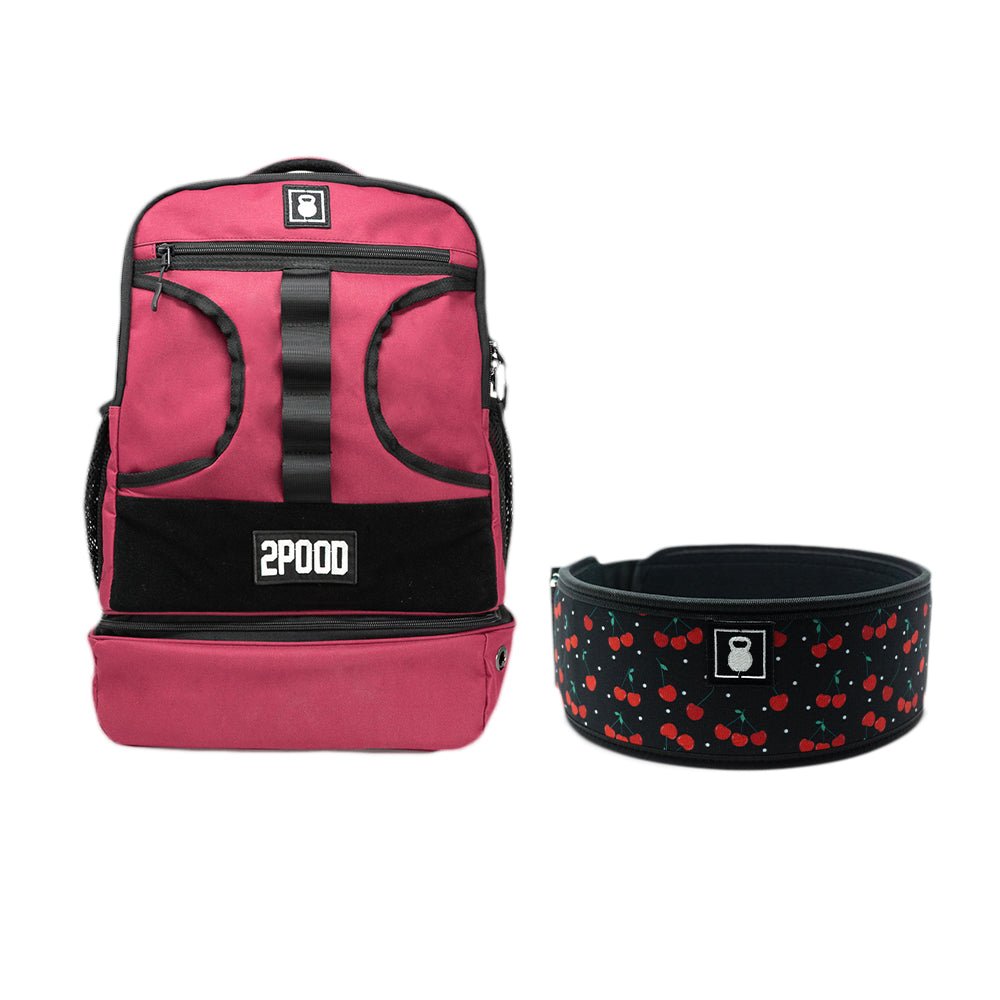 4" Cherry On Top Belt & Backpack 3.0 Bundle
