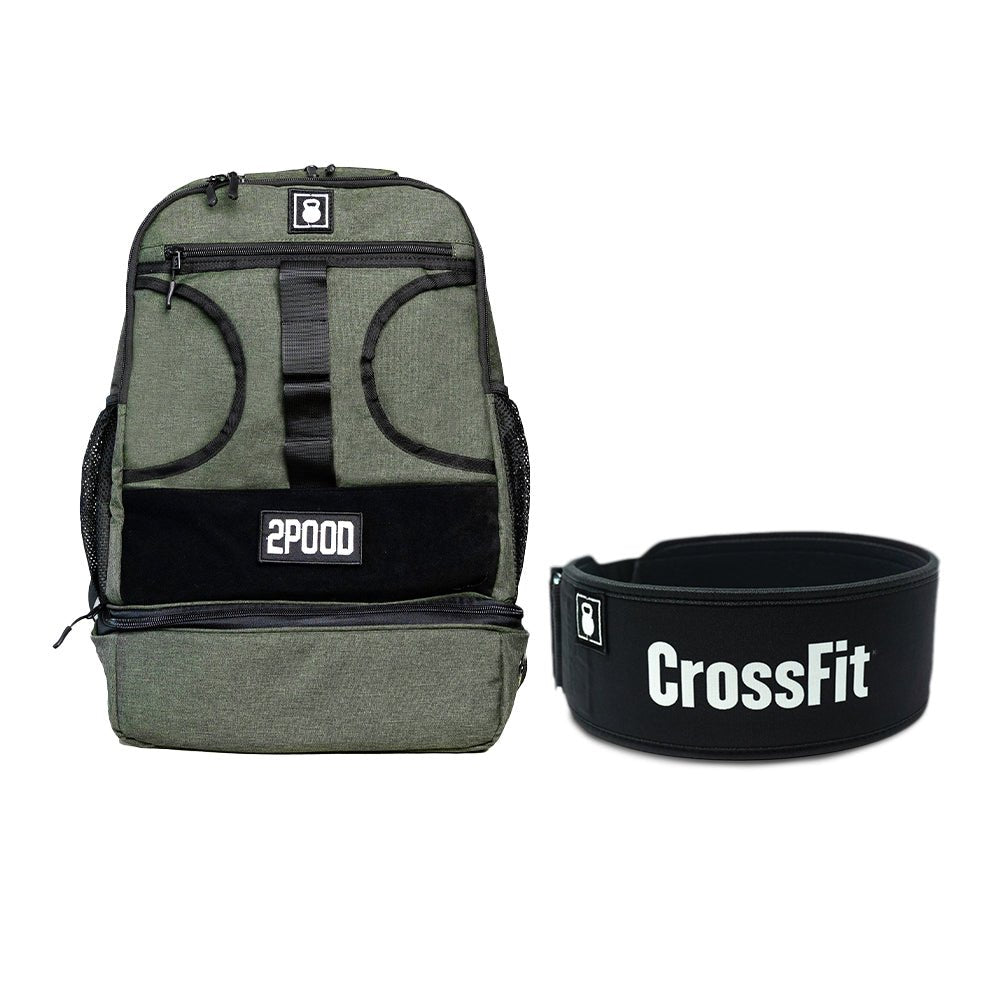 4" CrossFit Black Belt & Backpack 3.0 Bundle