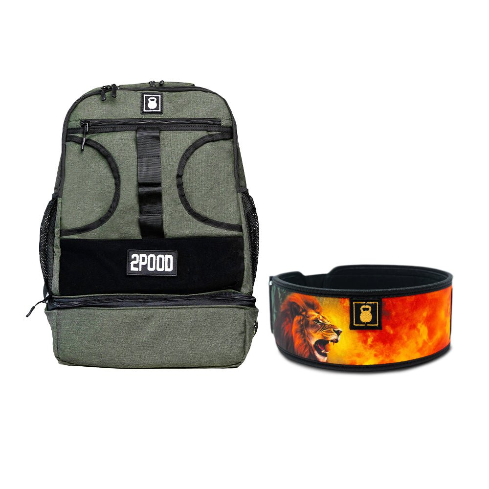 4" King of The Jungle Belt & Backpack 3.0 Bundle