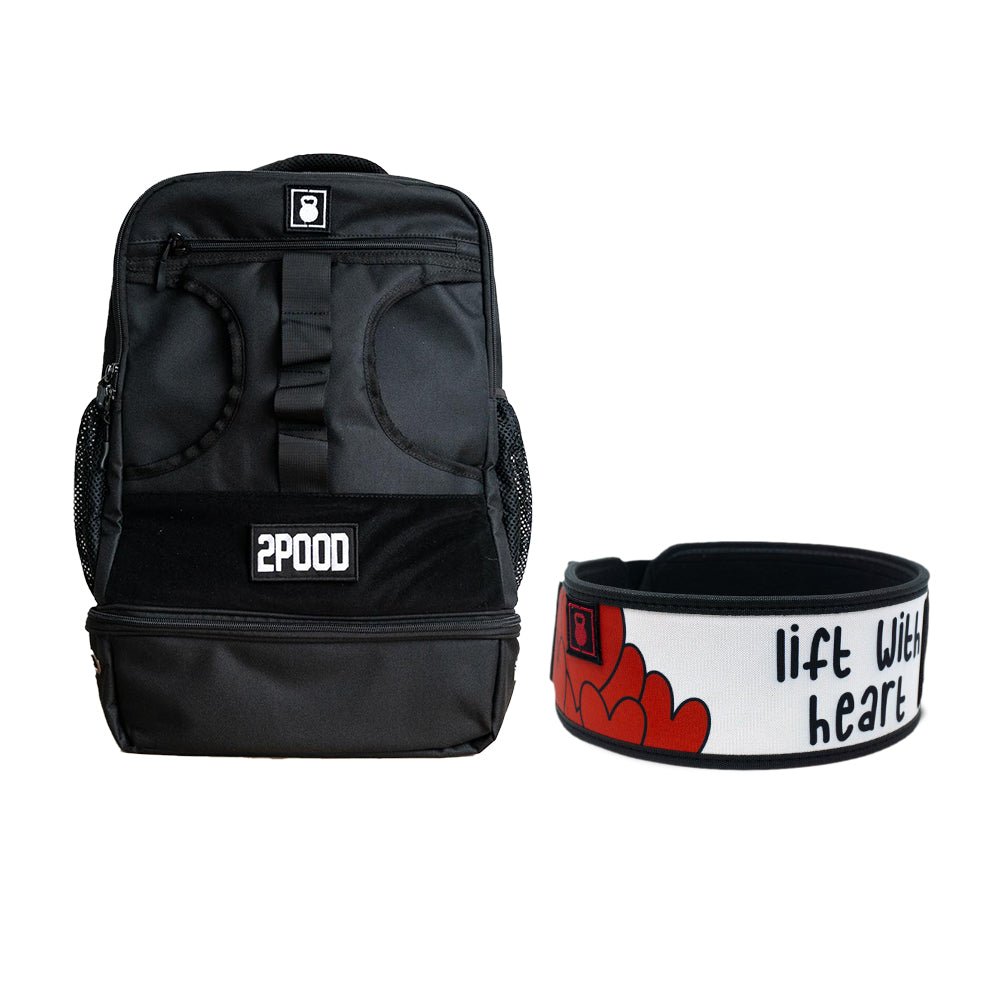 4" Lift With Heart Belt & Backpack 3.0 Bundle