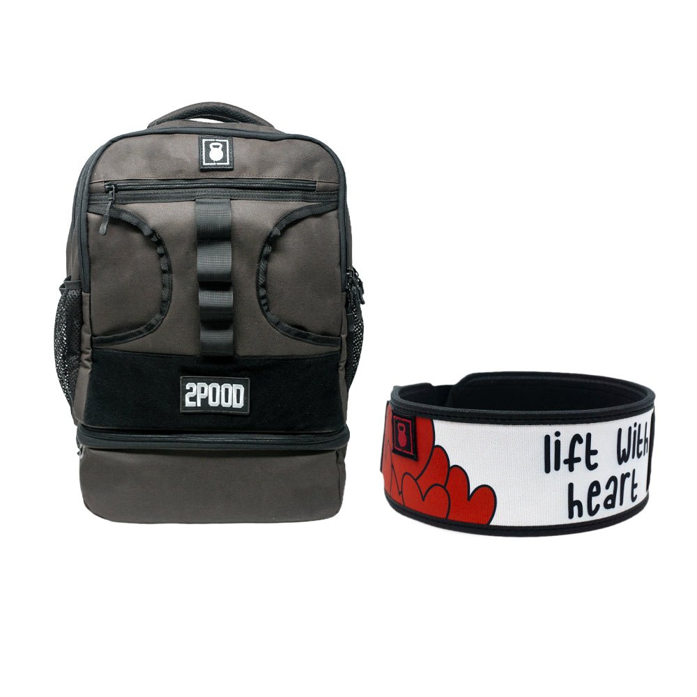 4" Lift With Heart Belt & Backpack 3.0 Bundle