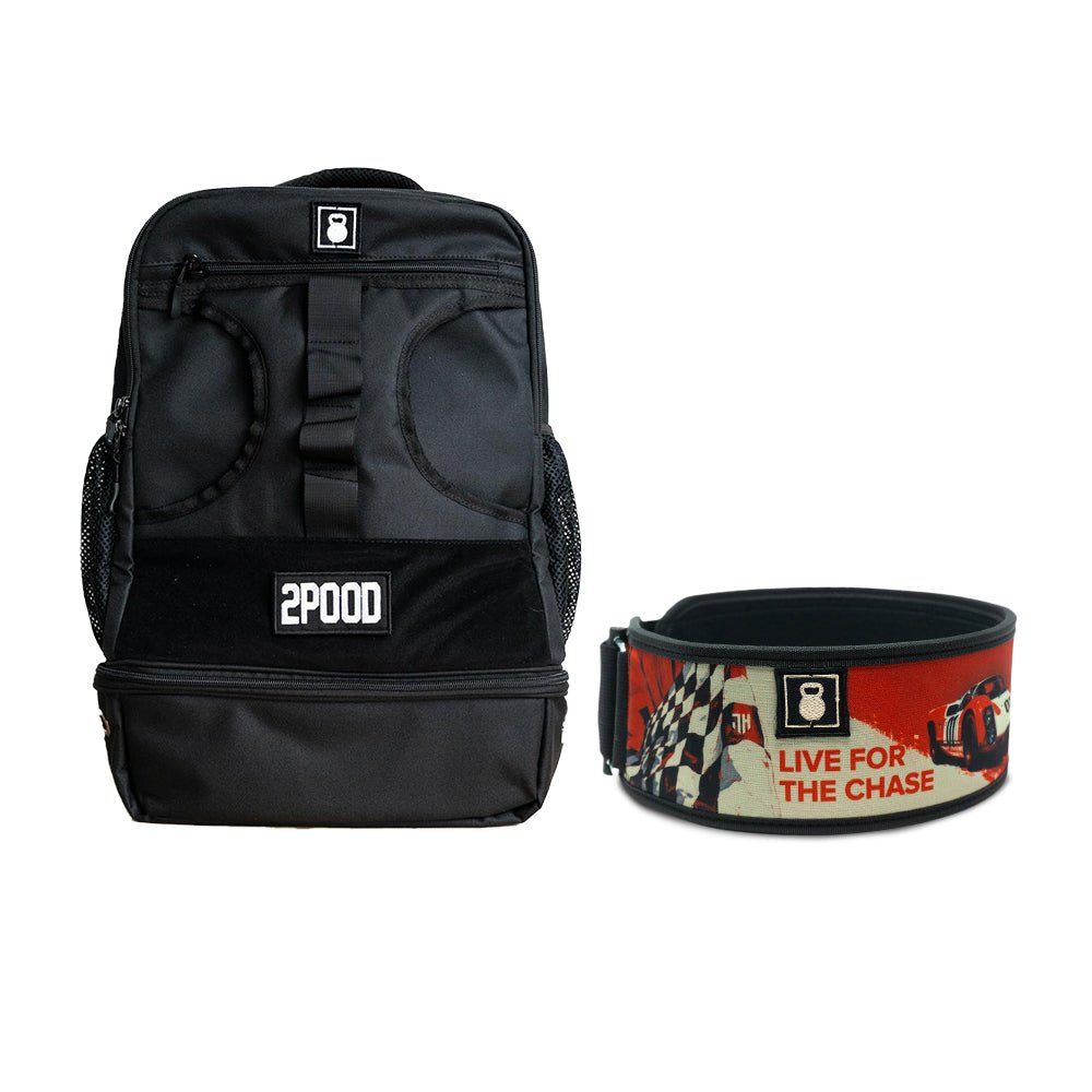 4" Live For The Chase by Jayson Hopper Belt & Backpack 3.0 Bundle
