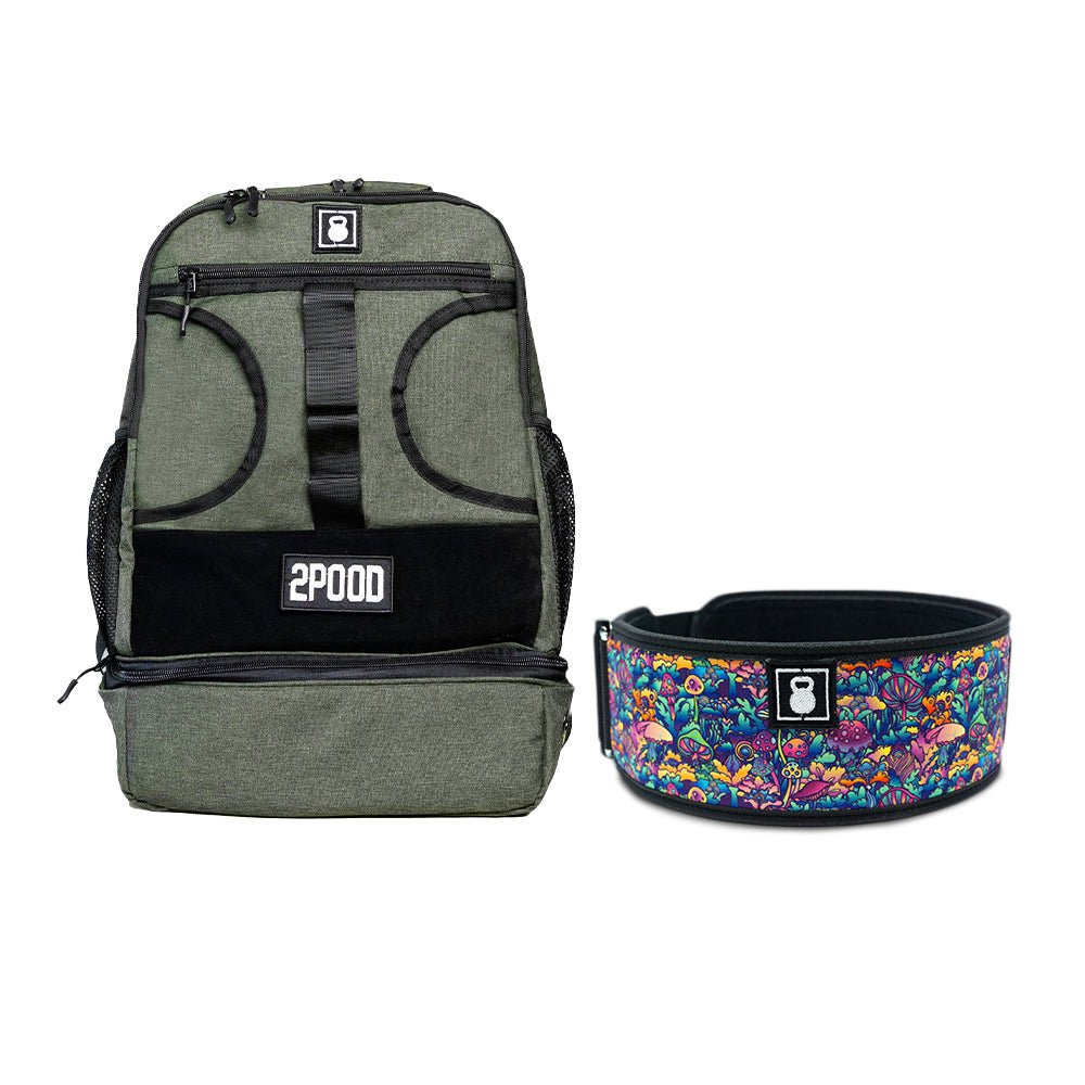 4" Magic Mushroom Belt & Backpack 3.0 Bundle