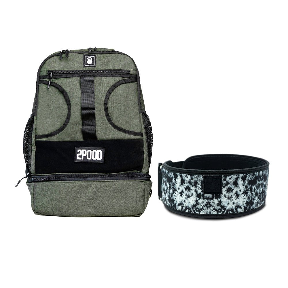 4" Midnight Tie Dye by Jourdan Delacruz Belt & Backpack 3.0 Bundle