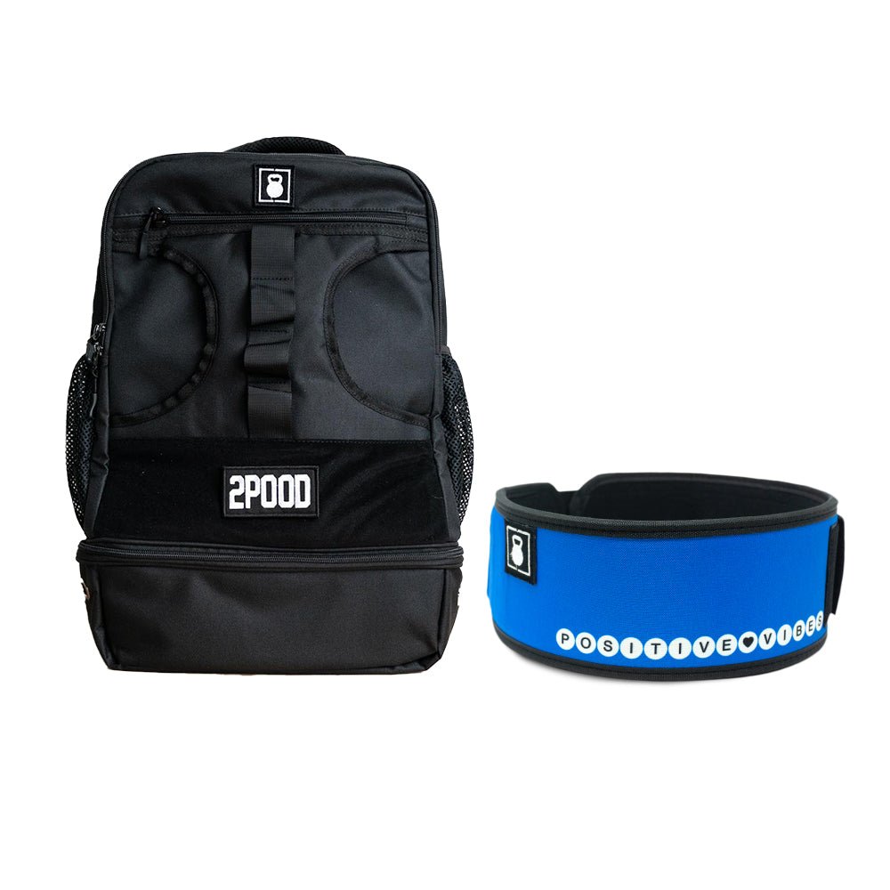 4" Positive Vibes by Alexis Raptis Belt & Backpack 3.0 Bundle