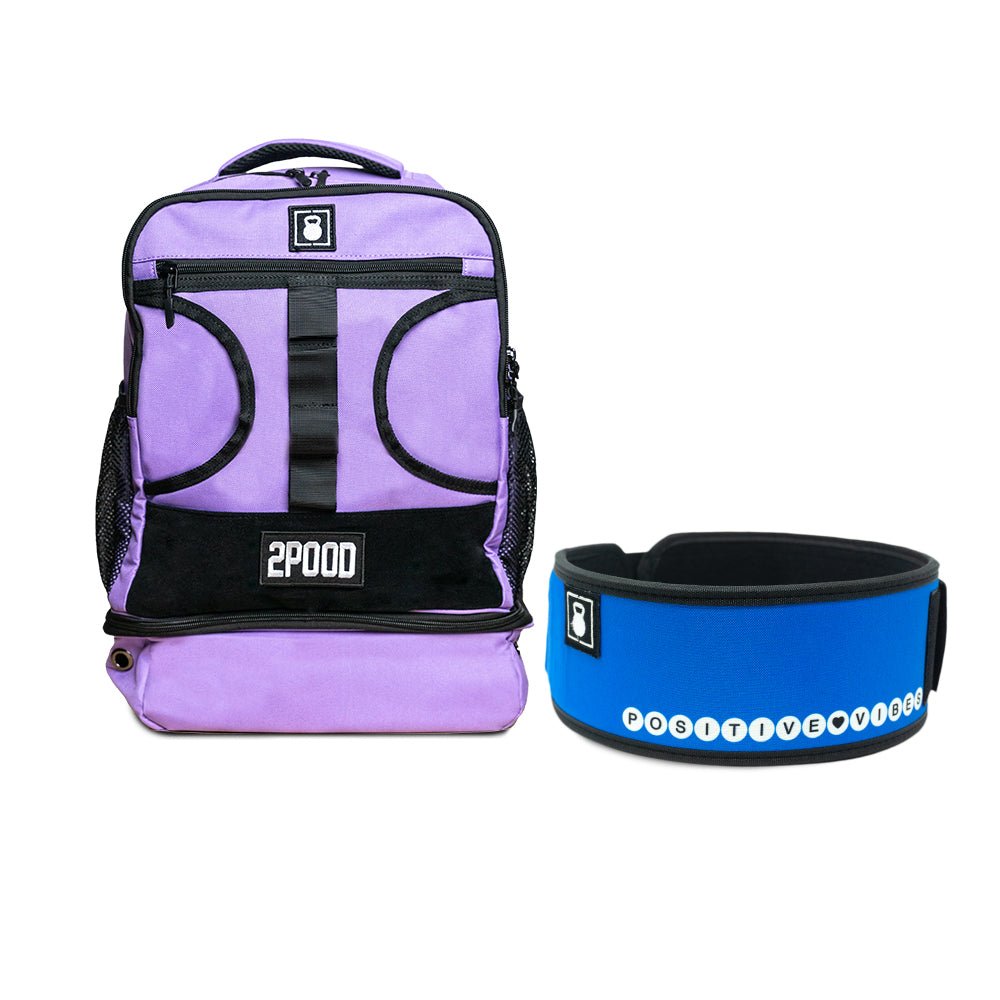 4" Positive Vibes by Alexis Raptis Belt & Backpack 3.0 Bundle