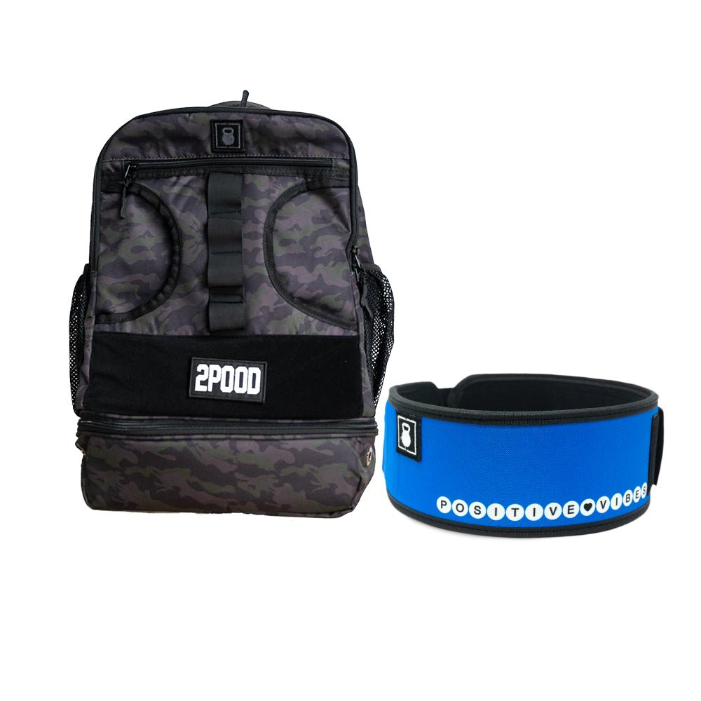 4" Positive Vibes by Alexis Raptis Belt & Backpack 3.0 Bundle