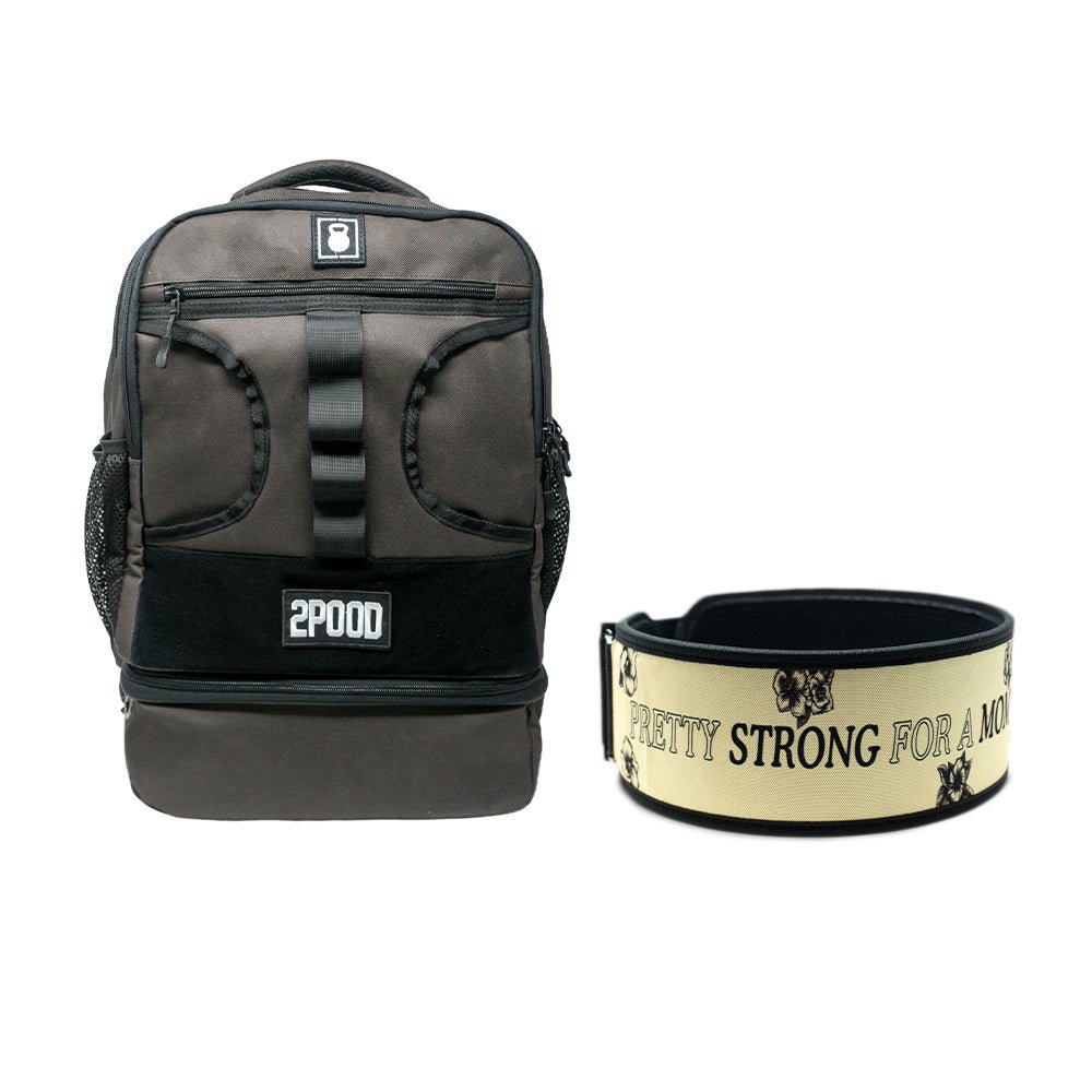 4" Pretty Strong for a Mom Belt & Backpack 3.0 Bundle