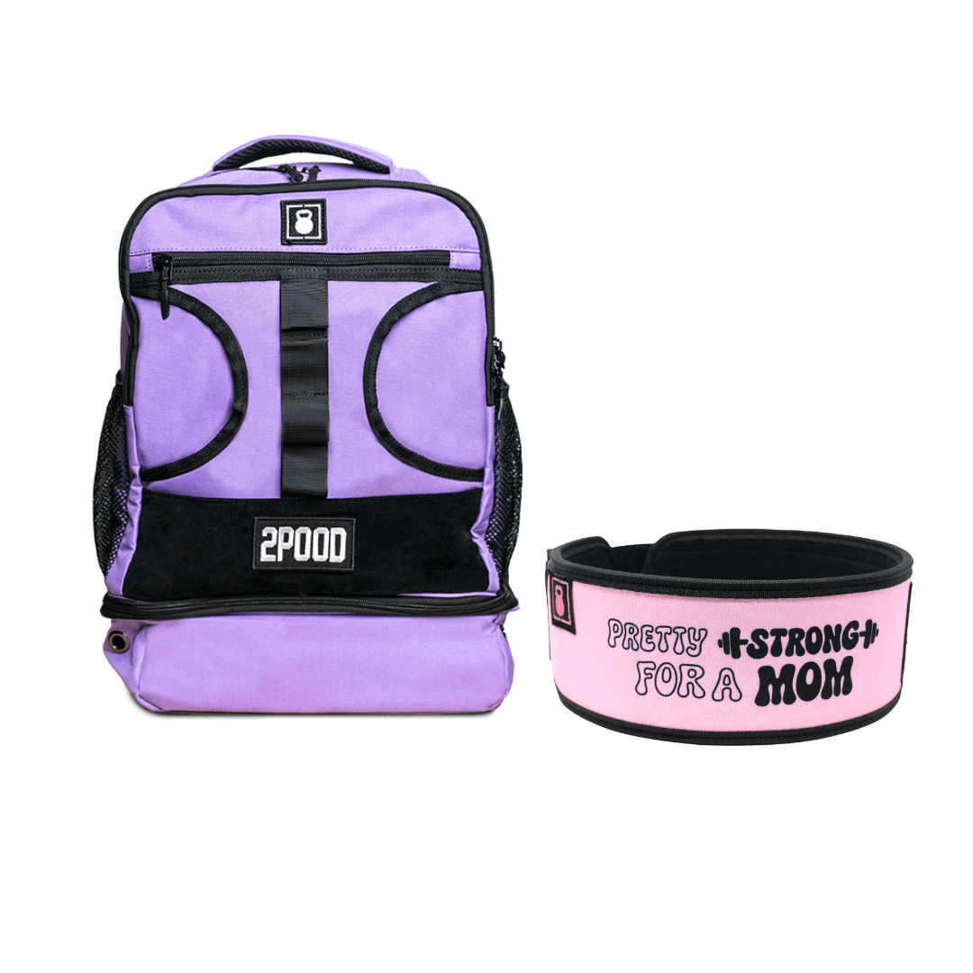 4" Pretty Strong for a Mom by Arielle Loewen Belt & Backpack 3.0 Bundle