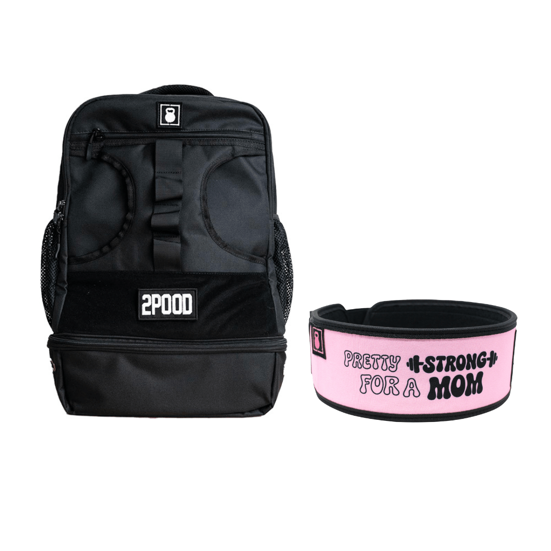 4" Pretty Strong for a Mom by Arielle Loewen Belt & Backpack 3.0 Bundle
