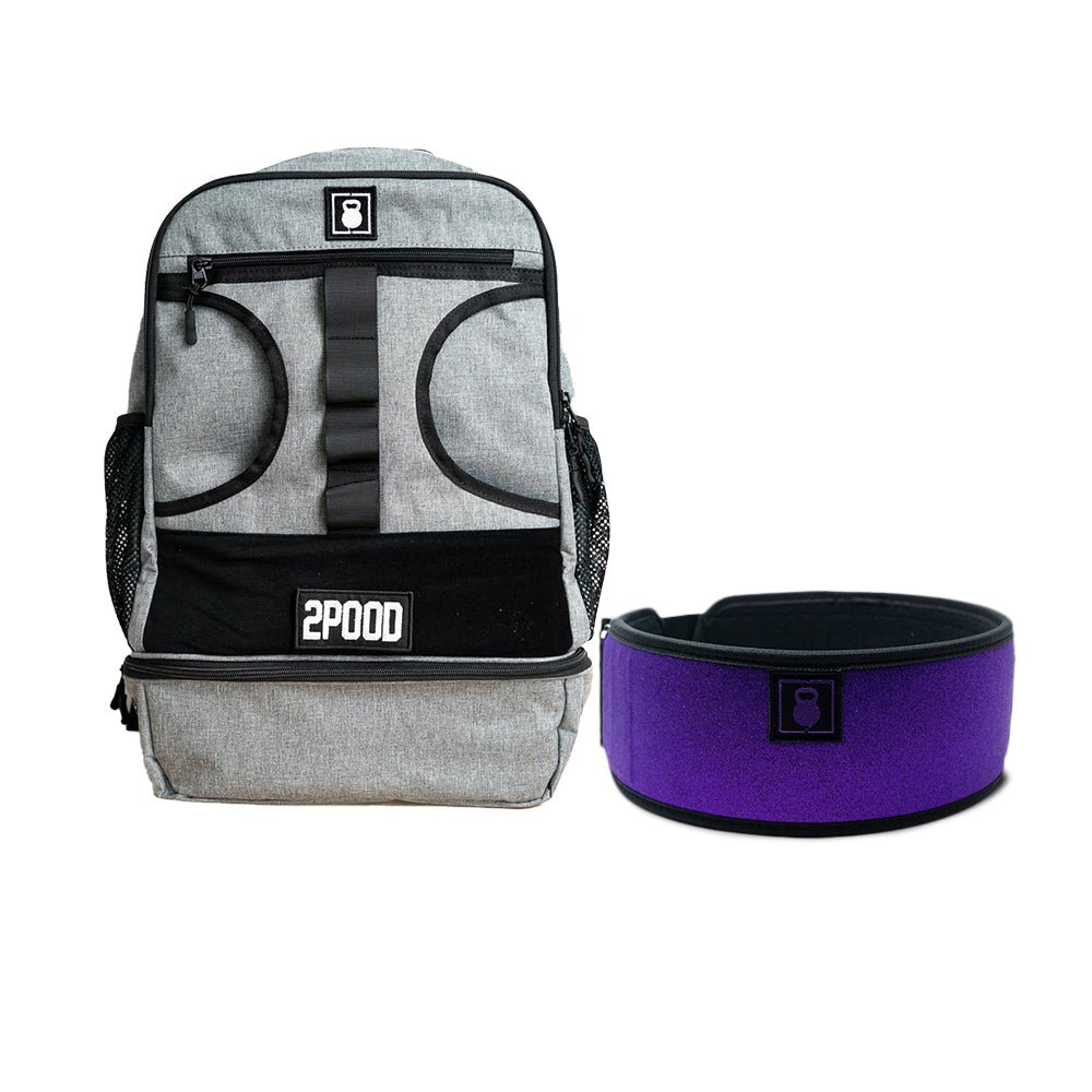 4" Purple Pulse Belt & Backpack 3.0 Bundle