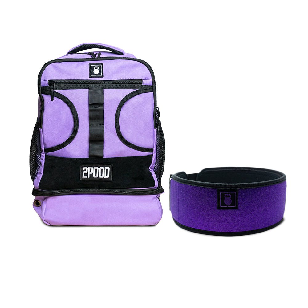 4" Purple Pulse Belt & Backpack 3.0 Bundle