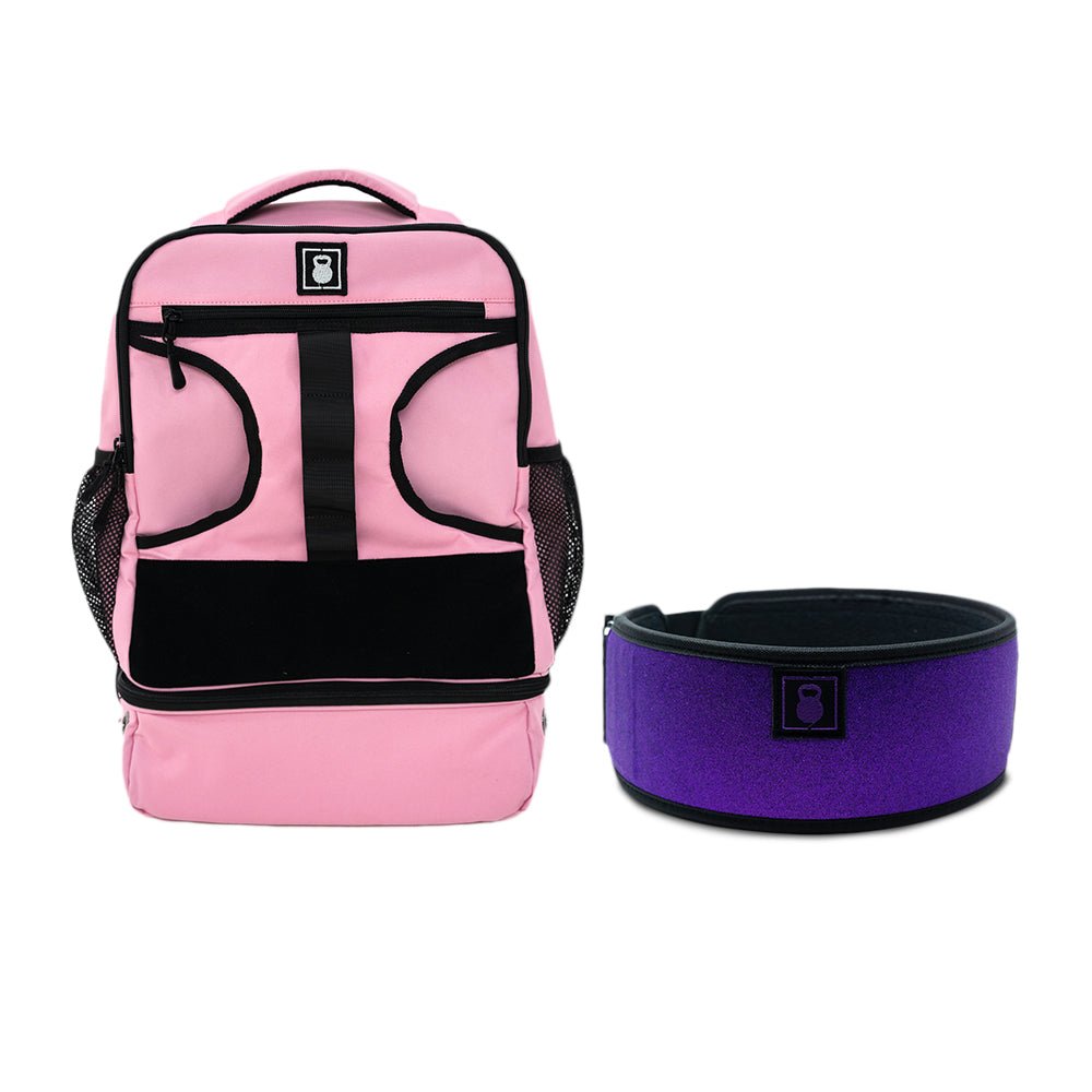 4" Purple Pulse Belt & Backpack 3.0 Bundle