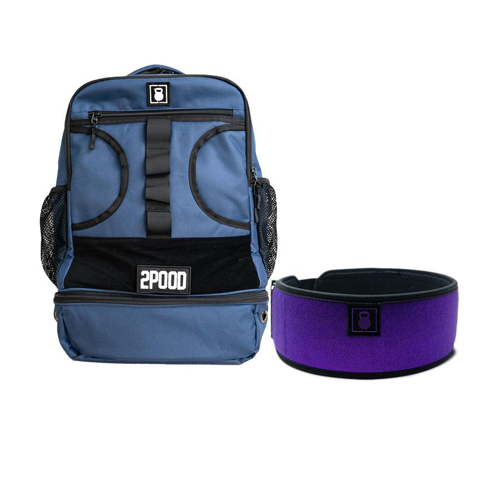 4" Purple Pulse Belt & Backpack 3.0 Bundle