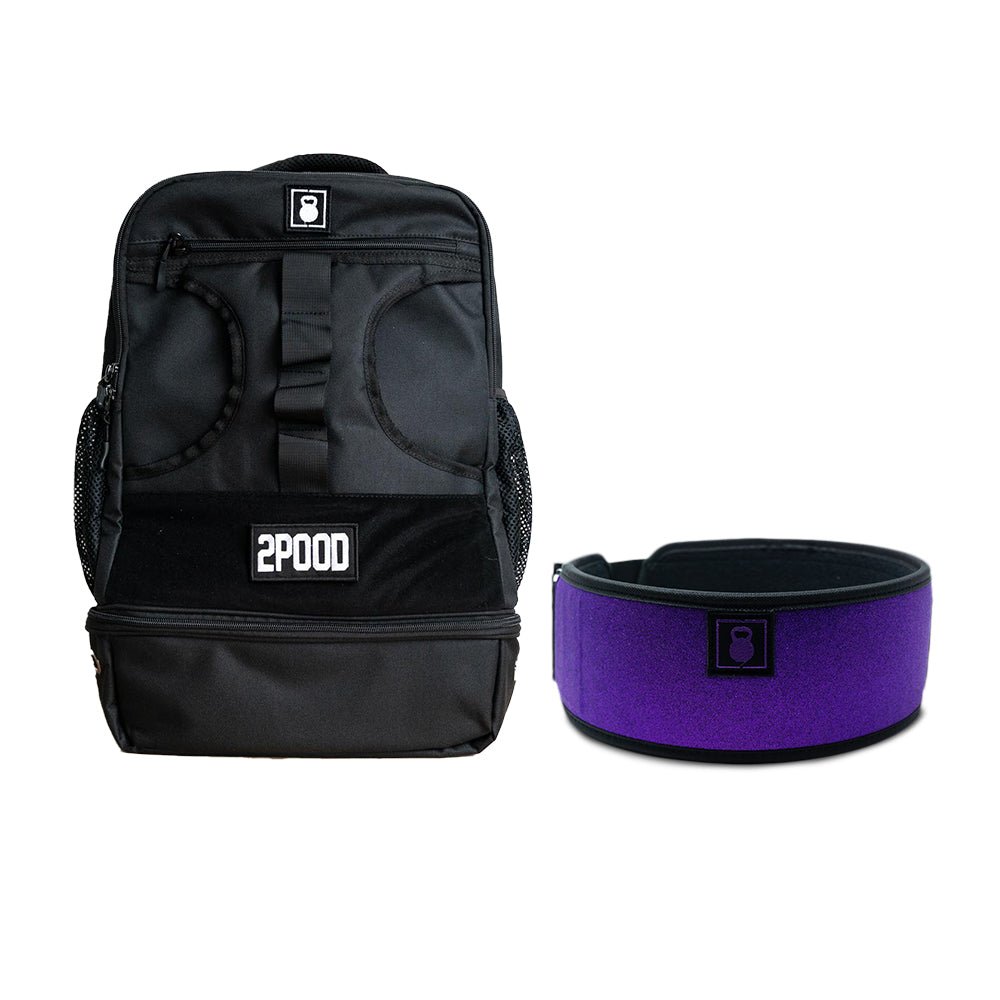 4" Purple Pulse Belt & Backpack 3.0 Bundle