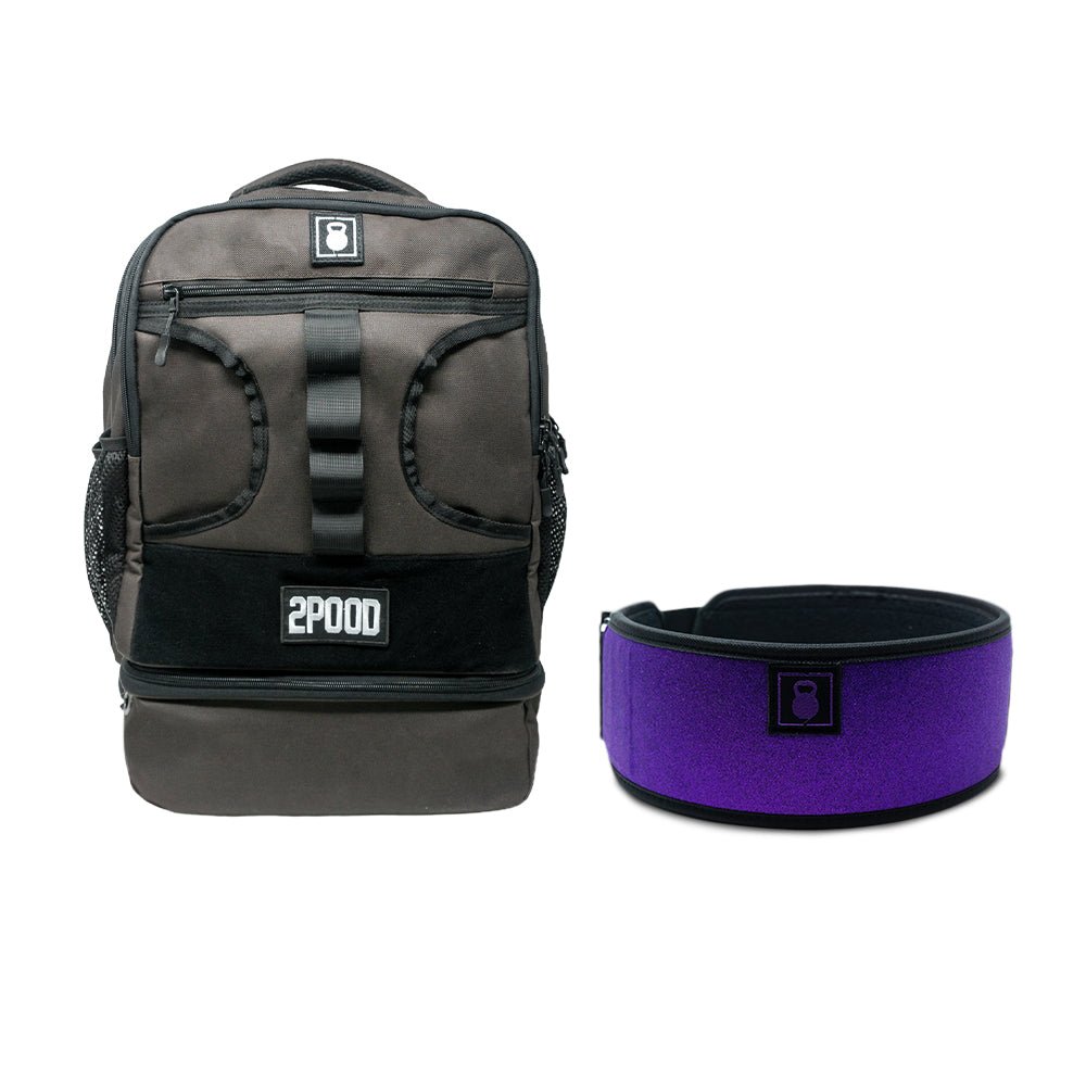 4" Purple Pulse Belt & Backpack 3.0 Bundle