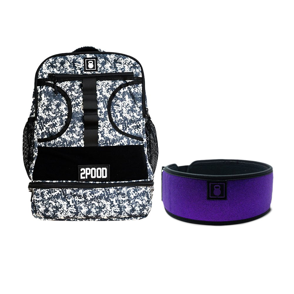 4" Purple Pulse Belt & Backpack 3.0 Bundle