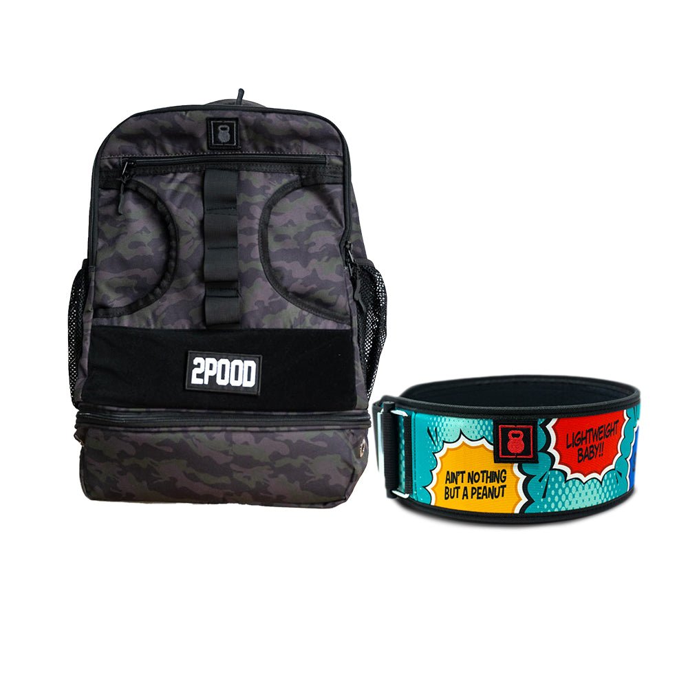 4" Send It by Nick Mathew Belt & Backpack 3.0 Bundle - 2POOD