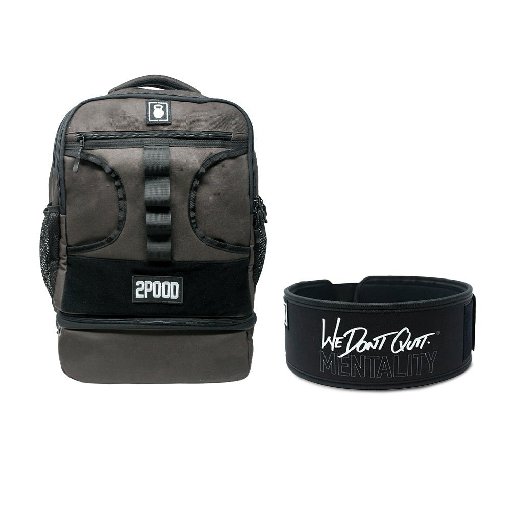 4" We Don't Quit by Craig Richey Belt & Backpack 3.0 Bundle