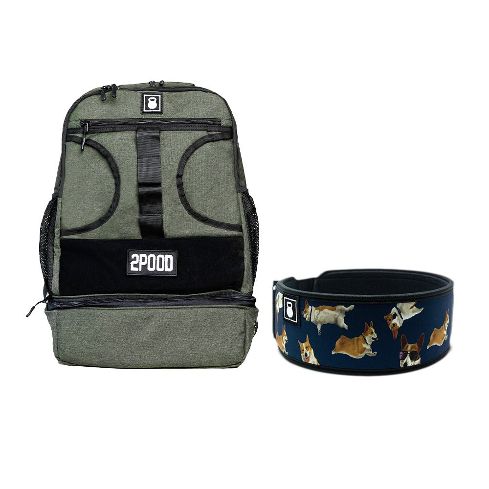 4" Winston the Corgi 2.0 Belt & Backpack 3.0 Bundle