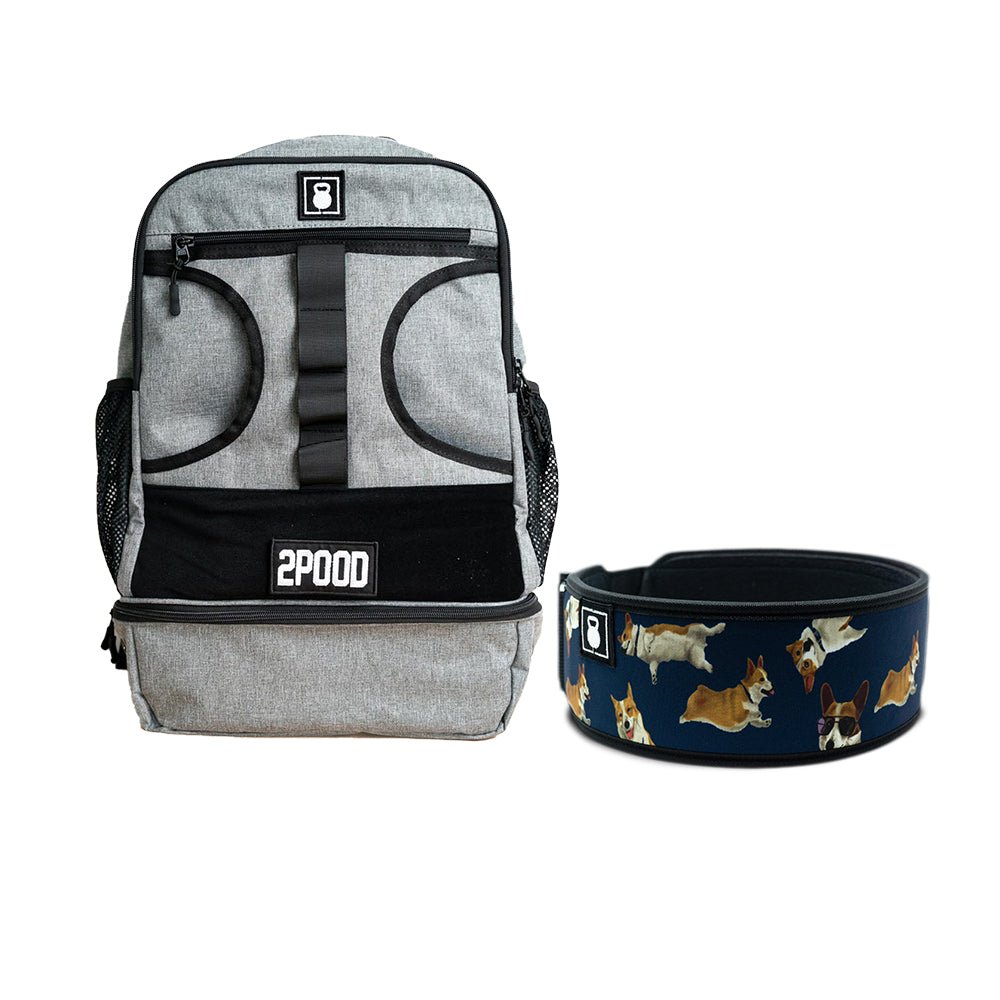 4" Winston the Corgi 2.0 Belt & Backpack 3.0 Bundle