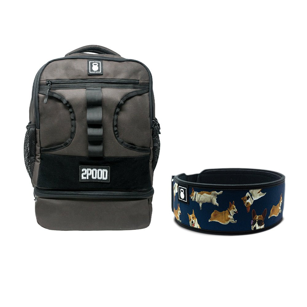 4" Winston the Corgi 2.0 Belt & Backpack 3.0 Bundle