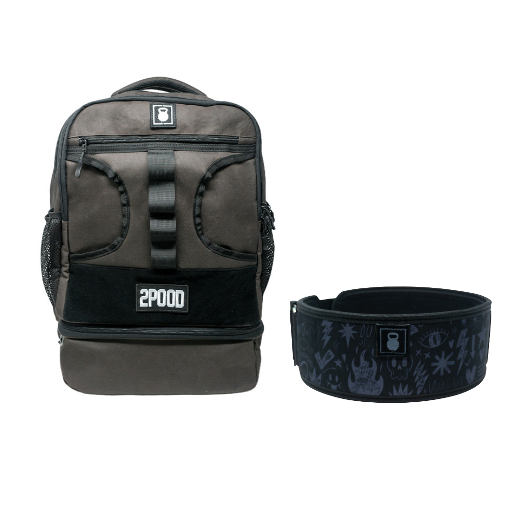 4" "What's My Lift Again?" Belt & Backpack 3.0 Bundle