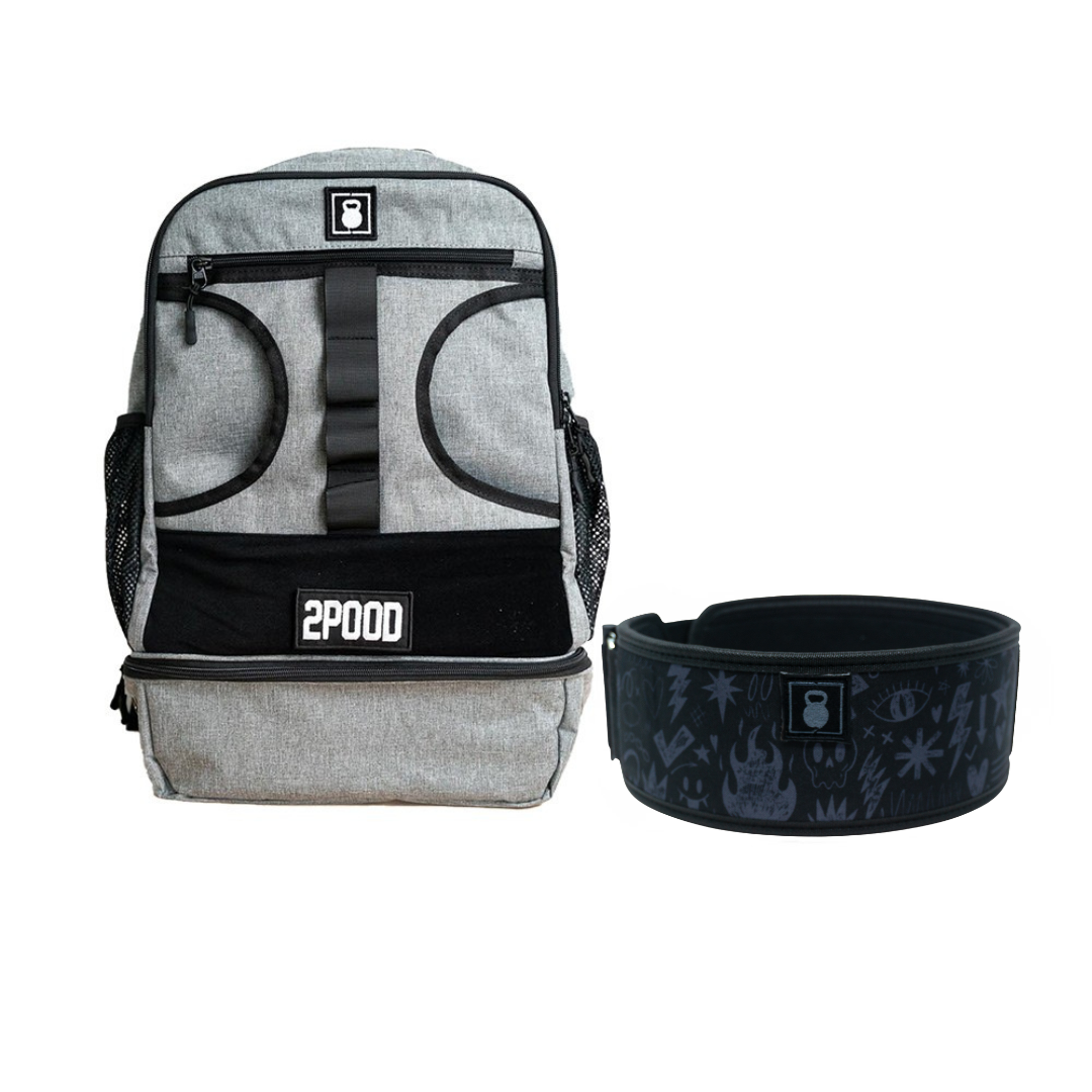 4" "What's My Lift Again?" Belt & Backpack 3.0 Bundle