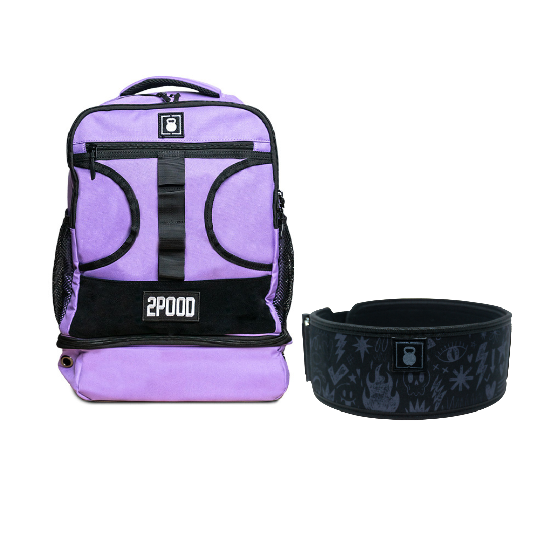 4" "What's My Lift Again?" Belt & Backpack 3.0 Bundle